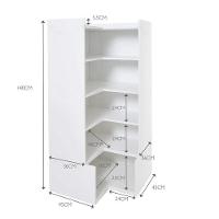 Organizador Estante Quarto Infantil Rafa 100% Mdf (Criança) - 2