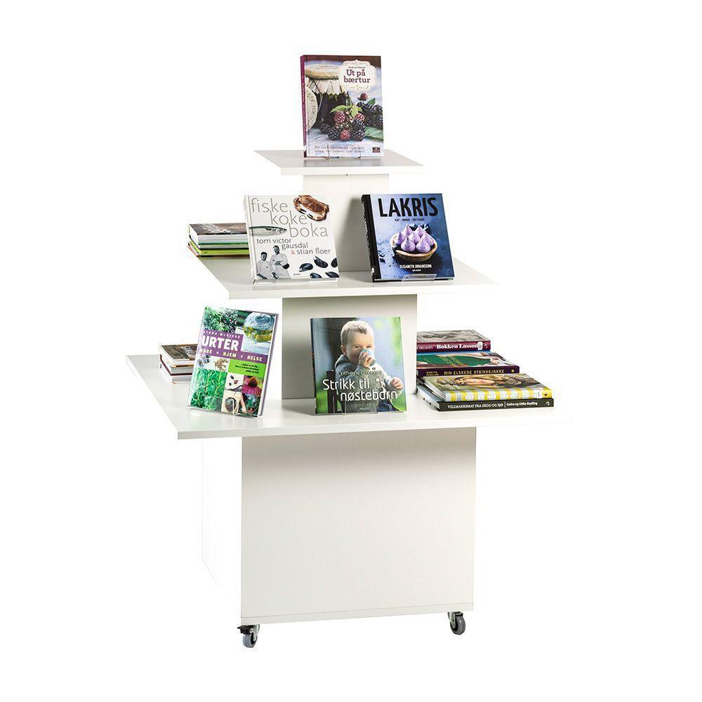 Livreiro Com Rodízios Milão 100% Mdf (Livros Biblioteca) - 2