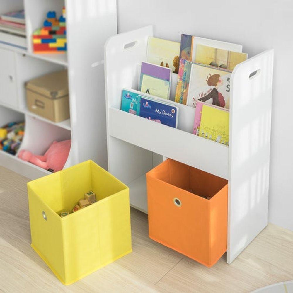 Organizador De Livros Com Nichos Infantil Sol 100% Mdf - 3