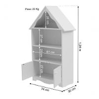 Casinhaa Infantil Corinne teca Livros Brinquedos - 2