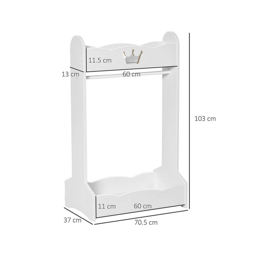 Organizador Infantil Roupeiro Roger 100%Mdf (Quarto Criança) - 2