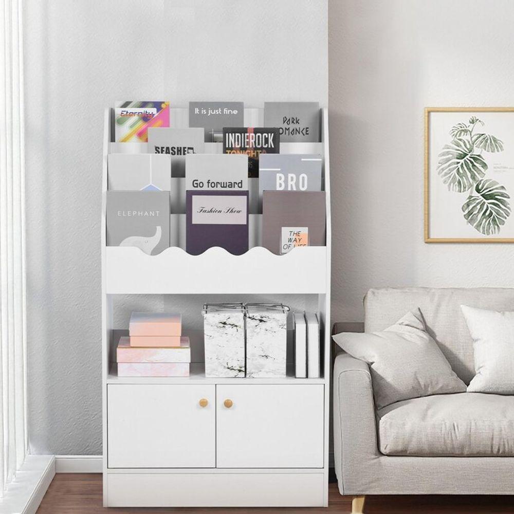 Organizador Com Livreiro Infantil Raíssa 100% Mdf (Crianças) - 3