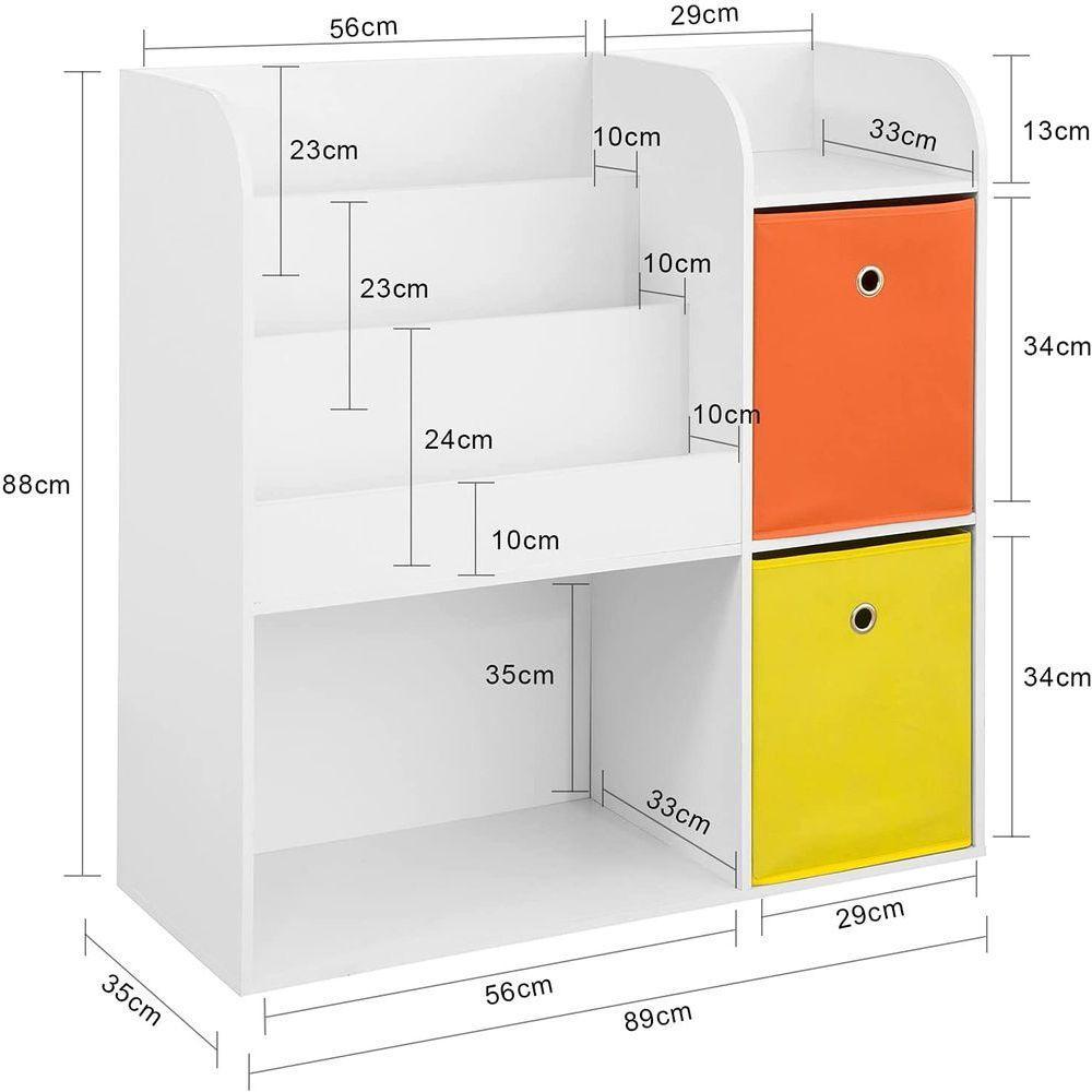 Expositor De Livros Infantil Sunny 100% Mdf (Crianças) - 2