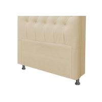 Cabeceira Dama 1,40 Cm Para Cama Box Casal Corino Bege - 4