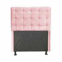 Cabeceira Dama 1,00 Cm Cama Box Solteiro Suede Rose - 1
