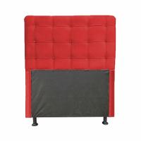 Cabeceira Dama 1,40 Cm Cama Box Casal Suede Vermelho - 1