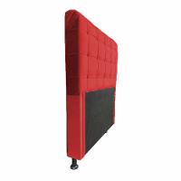 Cabeceira Dama 1,40 Cm Cama Box Casal Suede Vermelho - 3