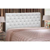 Cabeceira Cristal 1,40 Cm Cama Box Casal Corino Branco - 2
