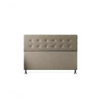 Cabeceira Atenas 1,95 Cm Cama Box King Size Suede Bege - 1