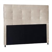 Cabeceira Berlim 1,40 Cm Para Cama Box Casal Suede Bege - 1