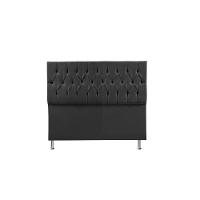 Cabeceira Madrid 1,60 Cm Para Cama Box Queen Suede Cinza - 1