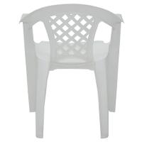 Cadeira Com Braços Em Polipropileno Branco Tramontina Iguape Basic - Tramontina - 6