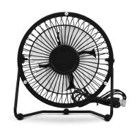 Mini Ventilador Usb Compacto de Mesa para Computador Notebook - Preto - 5