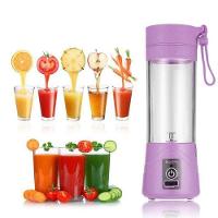 Juice Cup Mini Liquidificador Portatil Shake Eletrico Lilas - 4
