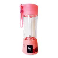 Mini Liquidificador Mixer Juice Usb Garrafa Portatil Rosa - 1