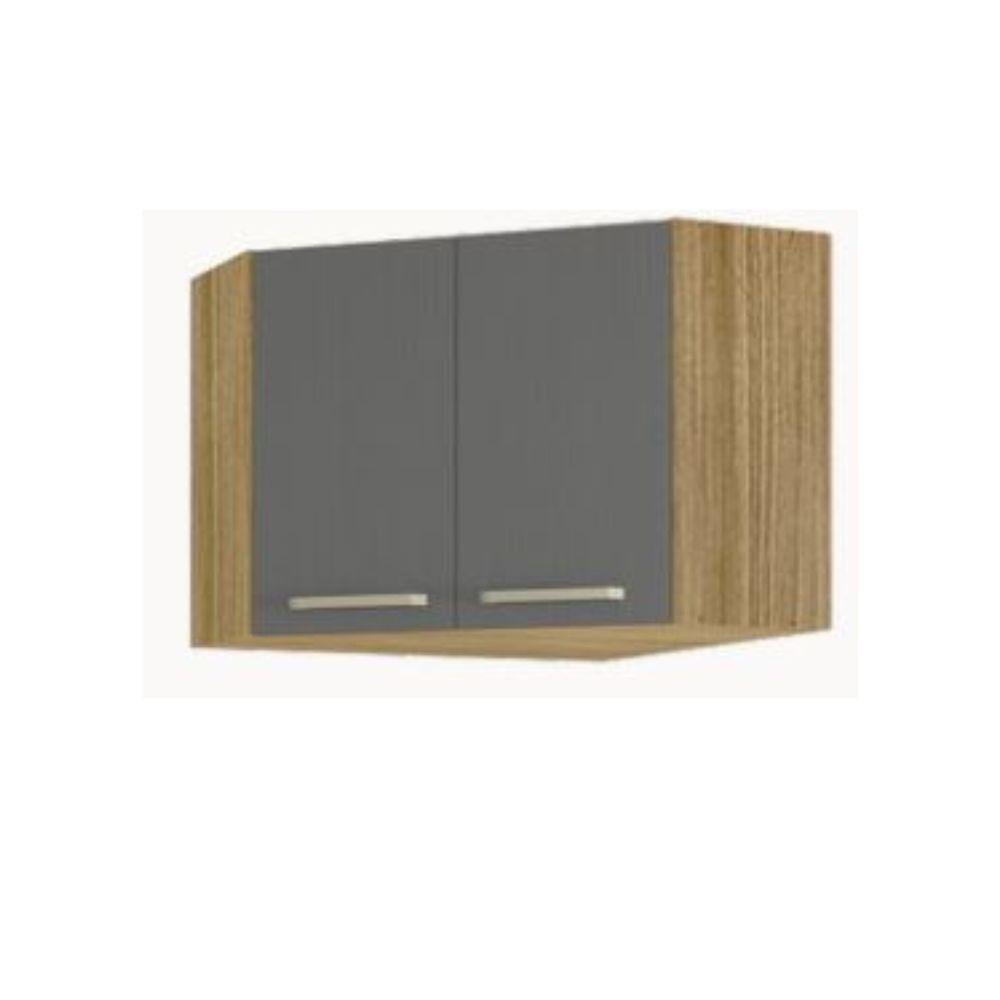 Armário Kits Paraná Ametista 2 Portas Canto Obliquo Freijo-gris - 1