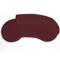 Sofá 3 Lugares Curvo Living Firenze Direito D02 Veludo Marsala 210cm C-278 - Lyam - 3