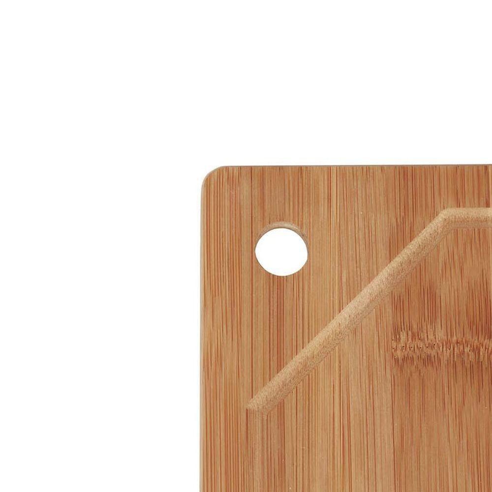 Tábua De Corte Retangular De Bamboo 35 X 25cm - 3