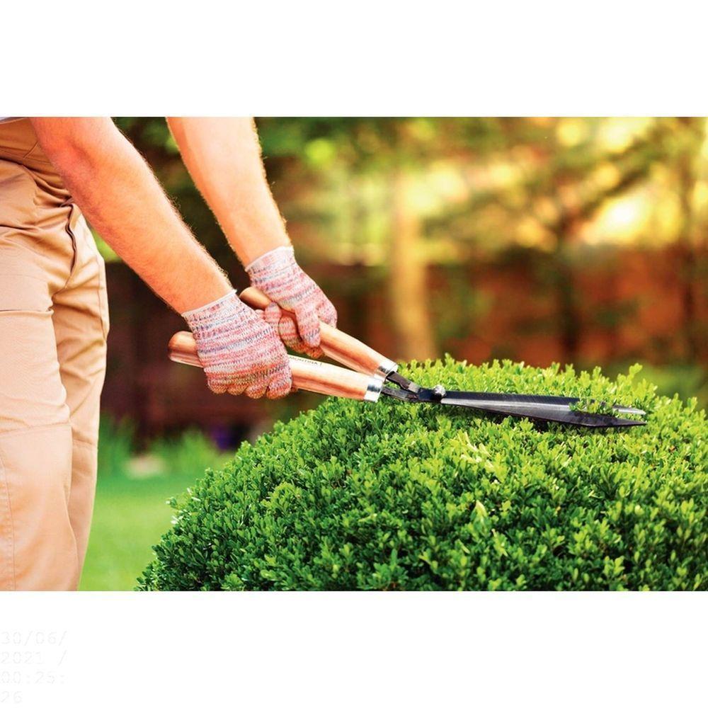 Tesoura Para Cerca-viva/grama Tramontina Com Lâmina Metálica E Cabo De Madeira Tramontina - 2