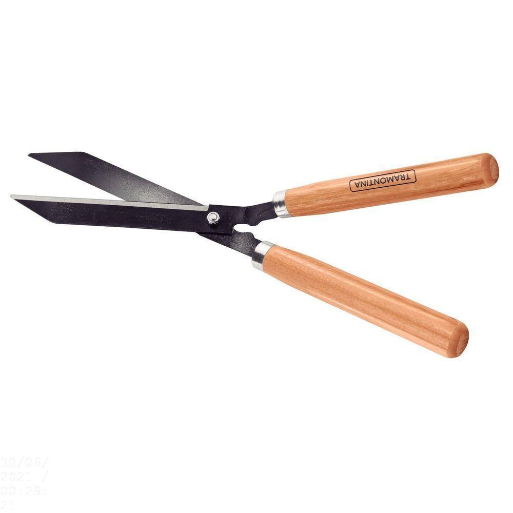 Tesoura Para Cerca-viva/grama Tramontina Com Lâmina Metálica E Cabo De Madeira Tramontina - 9