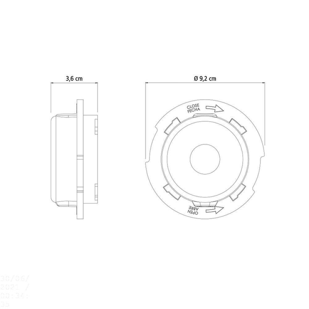 Tampa De Carretel Tramontina Para Aparador De Grama Tramontina - 2