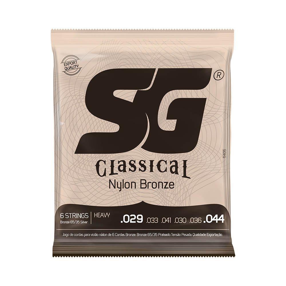 Encordoamento Sg P/ Violão Nylon 65/35 Tensão Pesada 29/44 - 1