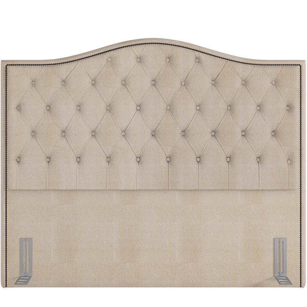Cabeceira Cama Box Casal King 195 Cm P05 Grécia Linho Creme - Lyam Decor - 5