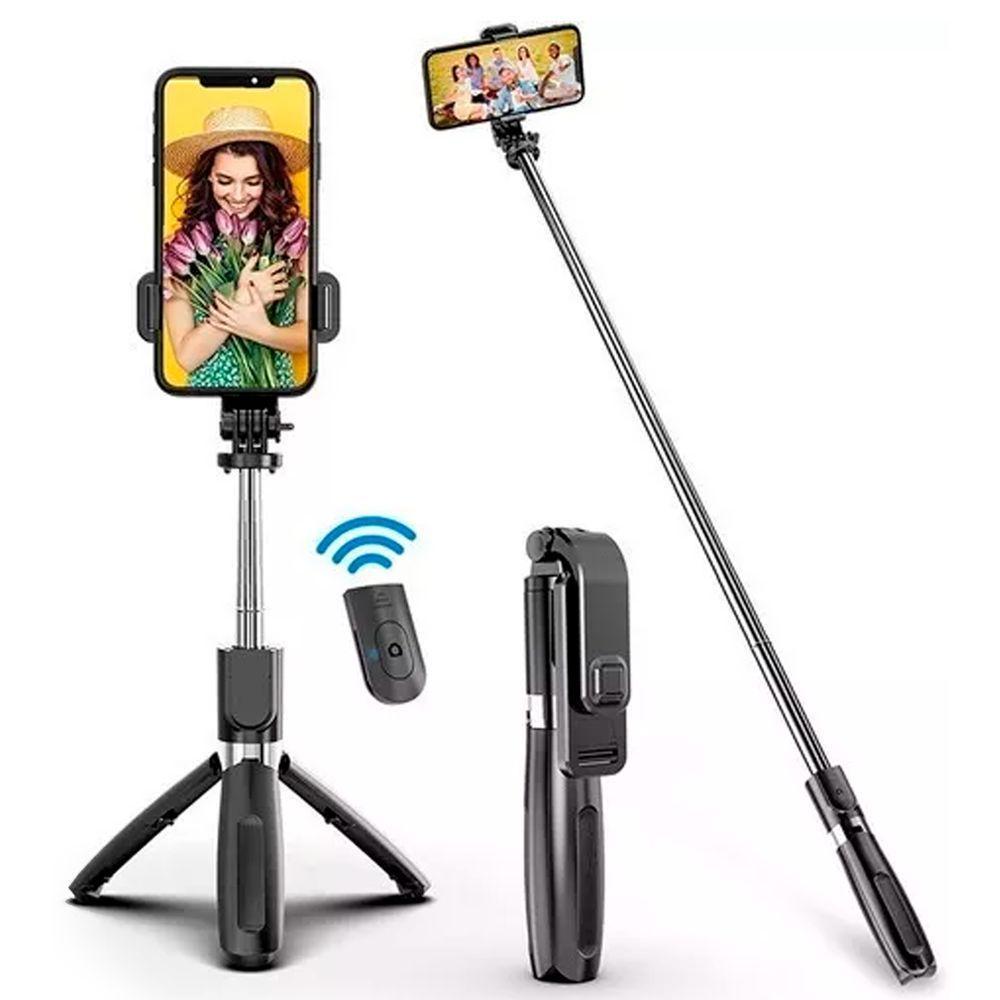 Bastão Tripé Mini Celular 360 Pau De Selfie Bluetooth - 1