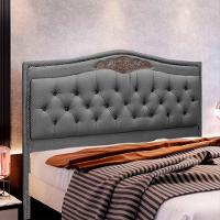 Cabeceira Estofada Holanda 1,95 King Size Linho Shop Das Cabeceiras Trovão - 6