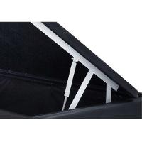 Cama Box Baú Solteirão Homequeen Corino Preto 41x96x203 - 8