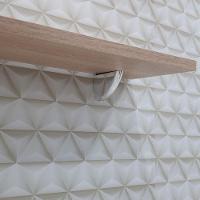 Kit 2 Prateleiras 30 X 15cm Carvalho Com Suporte Tucano - 2