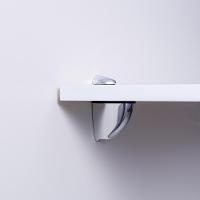 Kit 2 Prateleiras 60 X 15cm Branca Com Suporte Tucano - 5