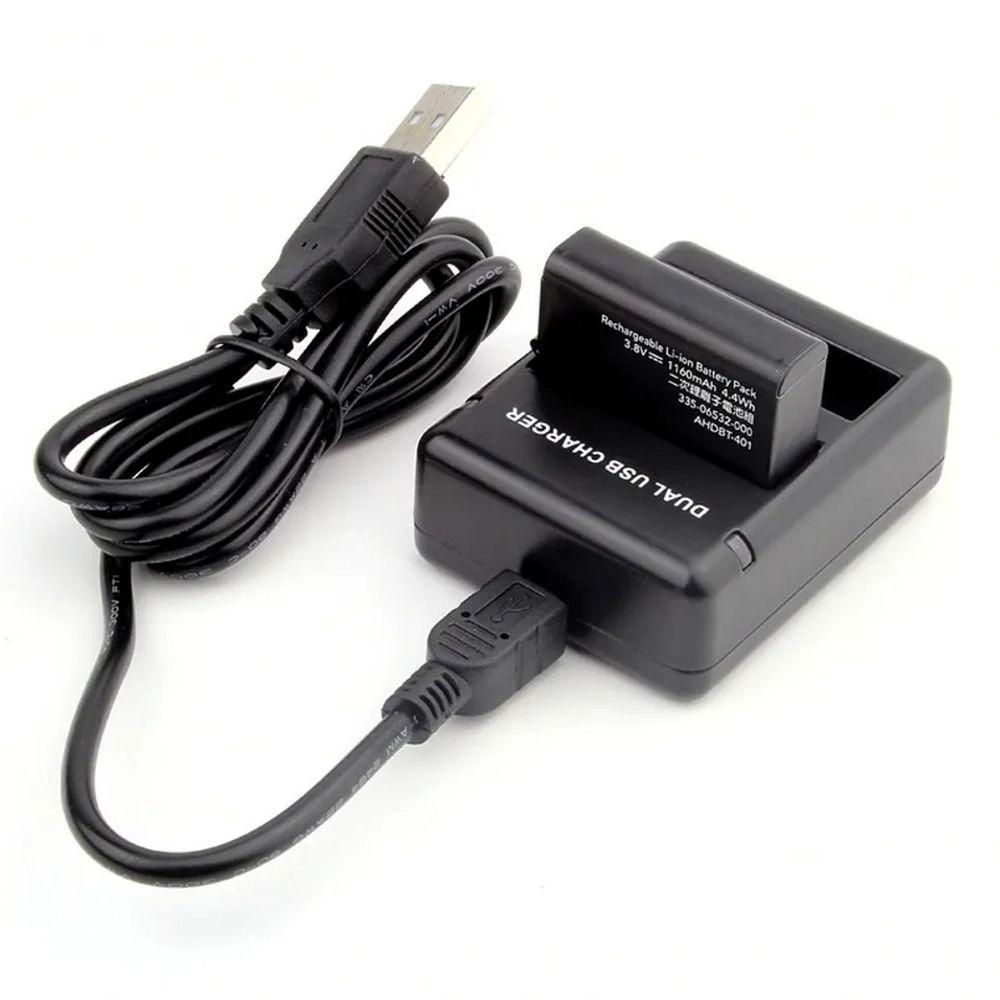 Kit Bateria + Carregador Duplo para GoPro Hero 4 - 7