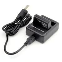 Kit Bateria + Carregador Duplo para GoPro Hero 4 - 7