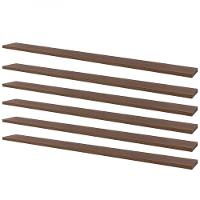 Kit 6 Prateleiras 100 X 10cm Nogal Suporte Invisível - 1