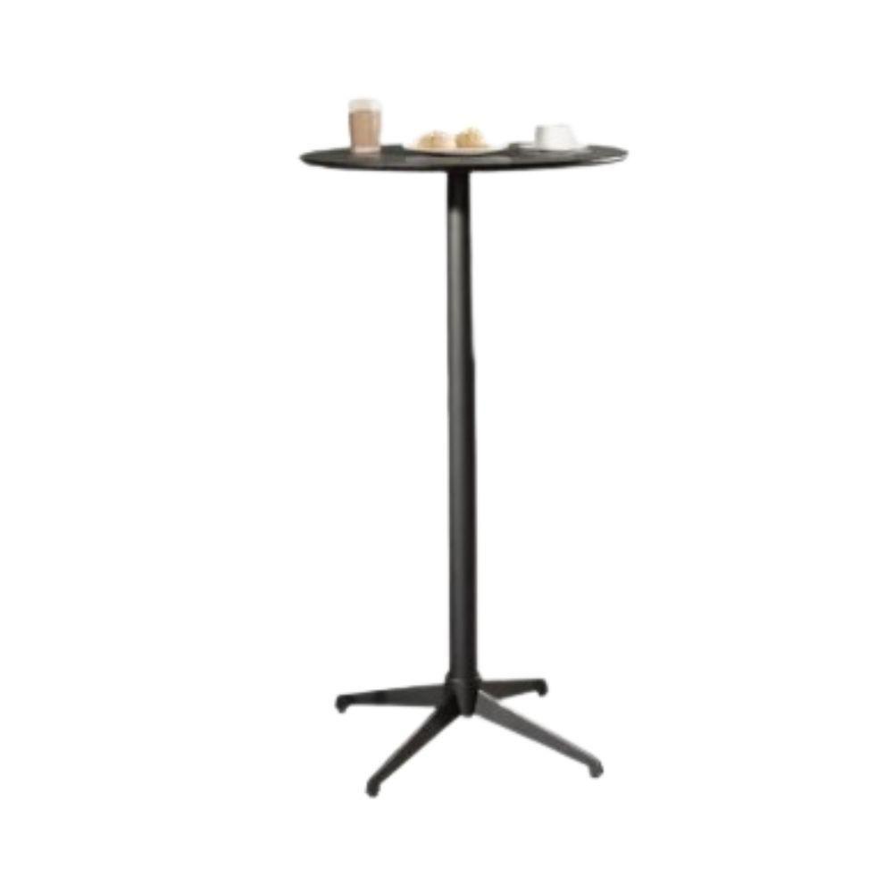Mesa Bistrô Elegance Preto Com Base Metal Preto - 1