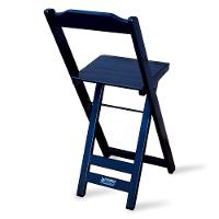 Kit 6 Cadeiras Bistrô Dobrável Madeira Preta - Cor: Preto - 3