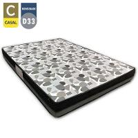 Cama Box Casal Sintético + Colchão Casal Ortobom Iso Dupla Face 60x138x188 Cor:bege - 6