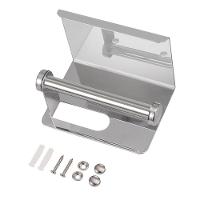 Suporte Papel Higienico Inox Banheiro Lavabo Prateleira Apoio Celular Objeto Parede Multiuso