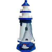 Farol Enfeite Decorativo Náutico Marítimo A 30 Cm Multicor - 1