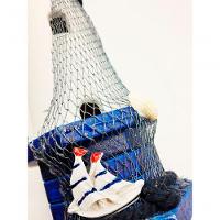 Farol Enfeite Decorativo Náutico Marítimo A 30 Cm Multicor