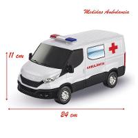 Kit Brinquedo Furgão Van Resgate Bombeiro Ambulância Iveco - 2