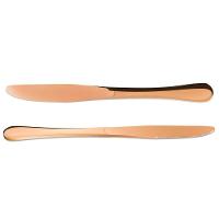 Conjunto Facas 6pçs Refeição Inox Rose Gold Luxo Rústico - 3