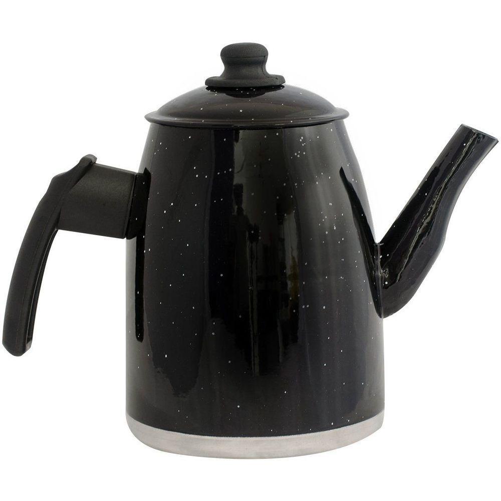 Kit Leiteira E Bule Gulê Alumínio 2 Peças Preta - 3