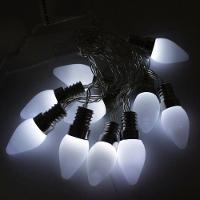 Cordão Luminoso 10 Gotas Leds Enfeite Branco De 2,30 Metros - 3