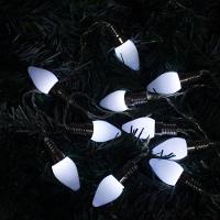 Cordão Luminoso 10 Gotas Leds Enfeite Branco De 2,30 Metros