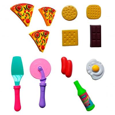 Kit Brinquedo Infantil Cozinha Comidinha Lanche Com 12 Pçs
