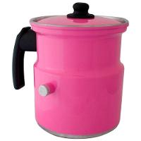 Kit Leiteira E Bule Gulê Em Alumínio 2 Peças Rosa - 2