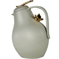 Garrafa Térmica De Mesa Daphne Cinza Café Chimarrão Leite 1l - 1