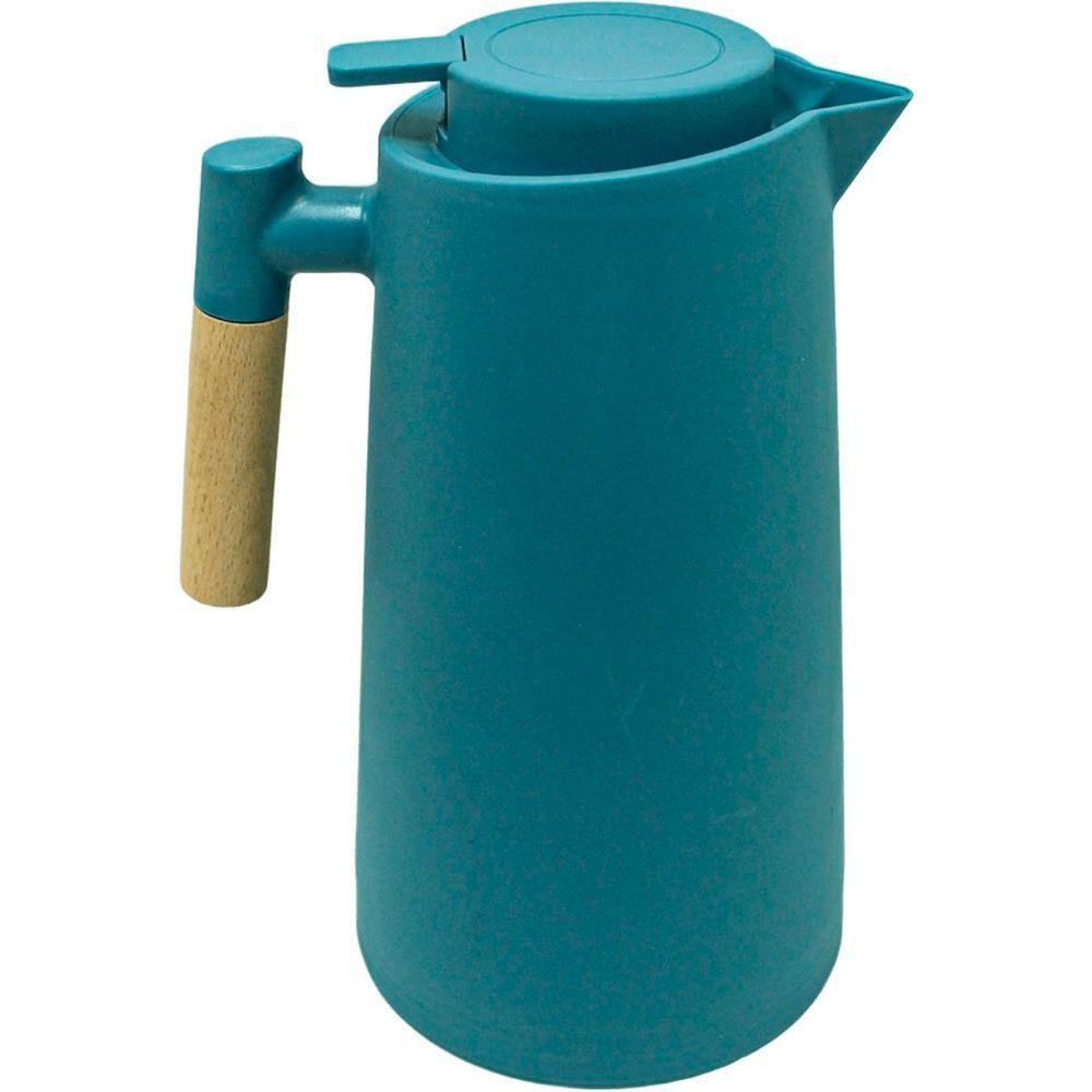 Garrafa Térmica De Mesa Nórdica Azul Café Leite Chimarrão 1l - 1